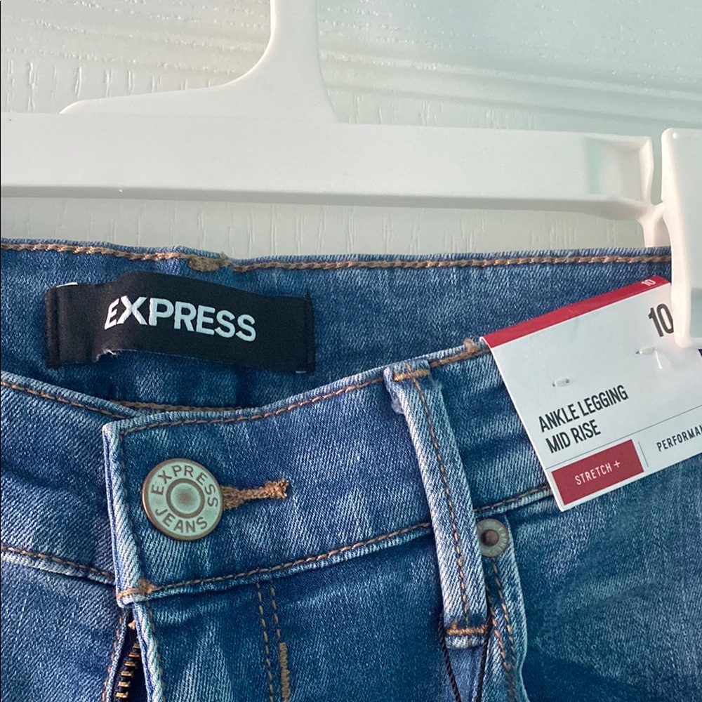 Distressed Blue Jeans - Picture 2 of 5